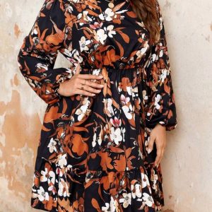 Vestido mangas largas curvy